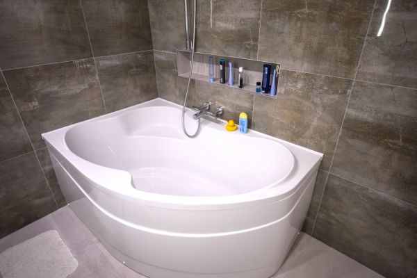 Large Bathtub Installation in Batavia